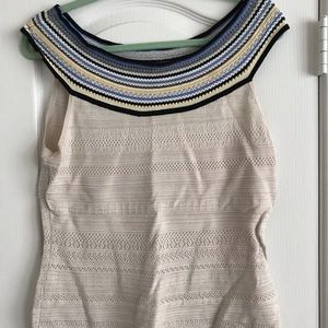 WHBM At-the-Shoulder Fitted Sweater Top - Size Medium
